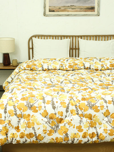 Himalayan Poppies Comforter (Yellow)