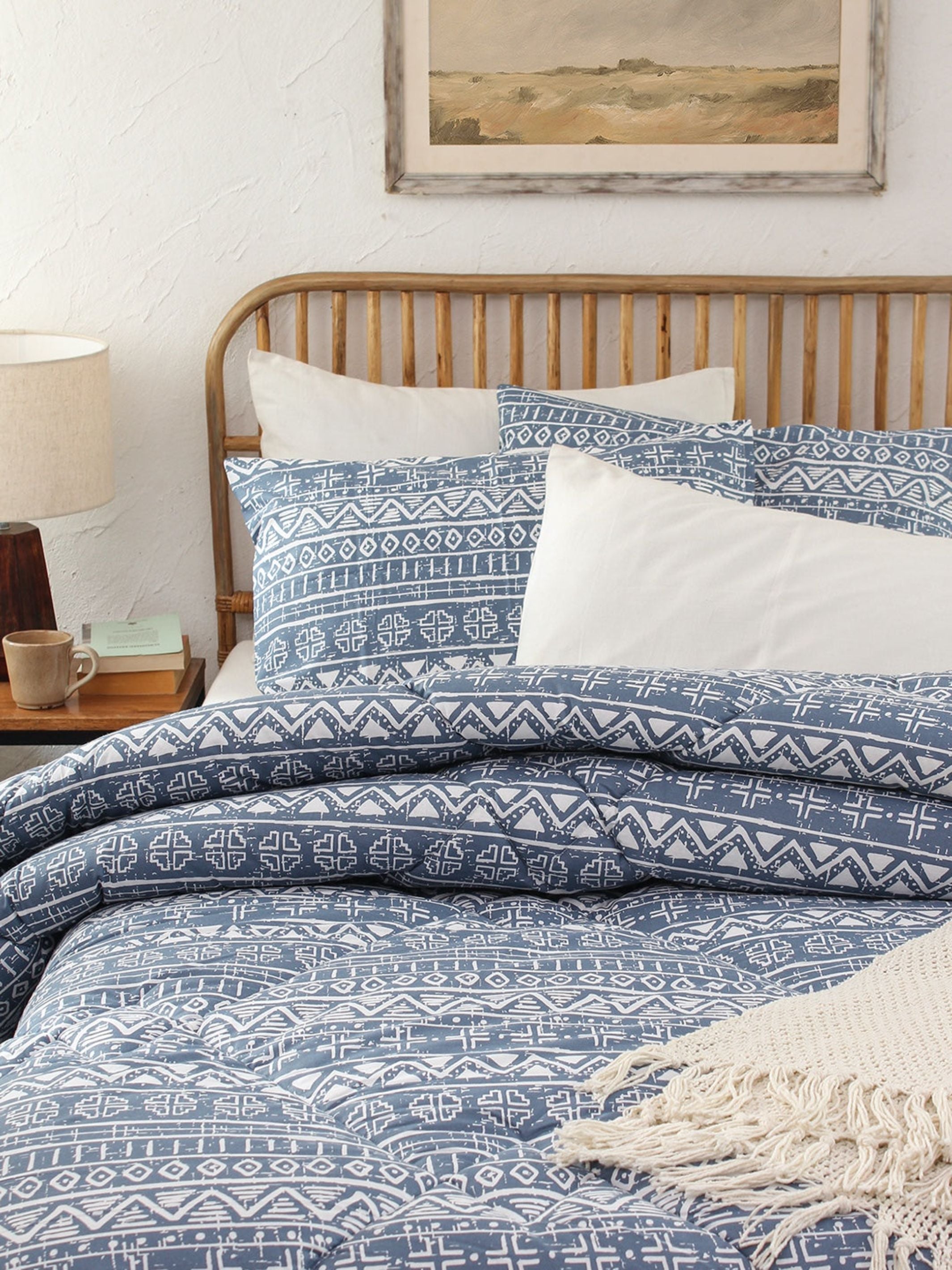 Comforter - Kullu Patti Double (Blue)