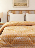 Comforter - Kullu Patti Double (Yellow)