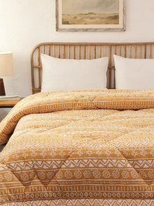 Comforter - Kullu Patti Double (Yellow)