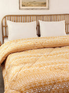 Comforter - Kullu Patti Double (Yellow)