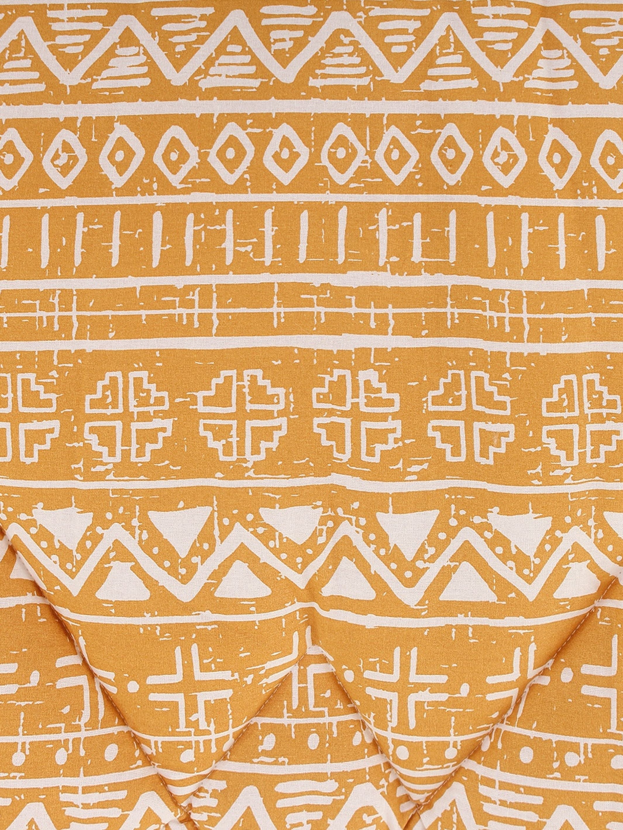 Comforter - Kullu Patti Double (Yellow)