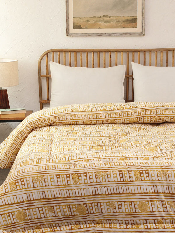 Comforter - Sanchi Single (Yellow)
