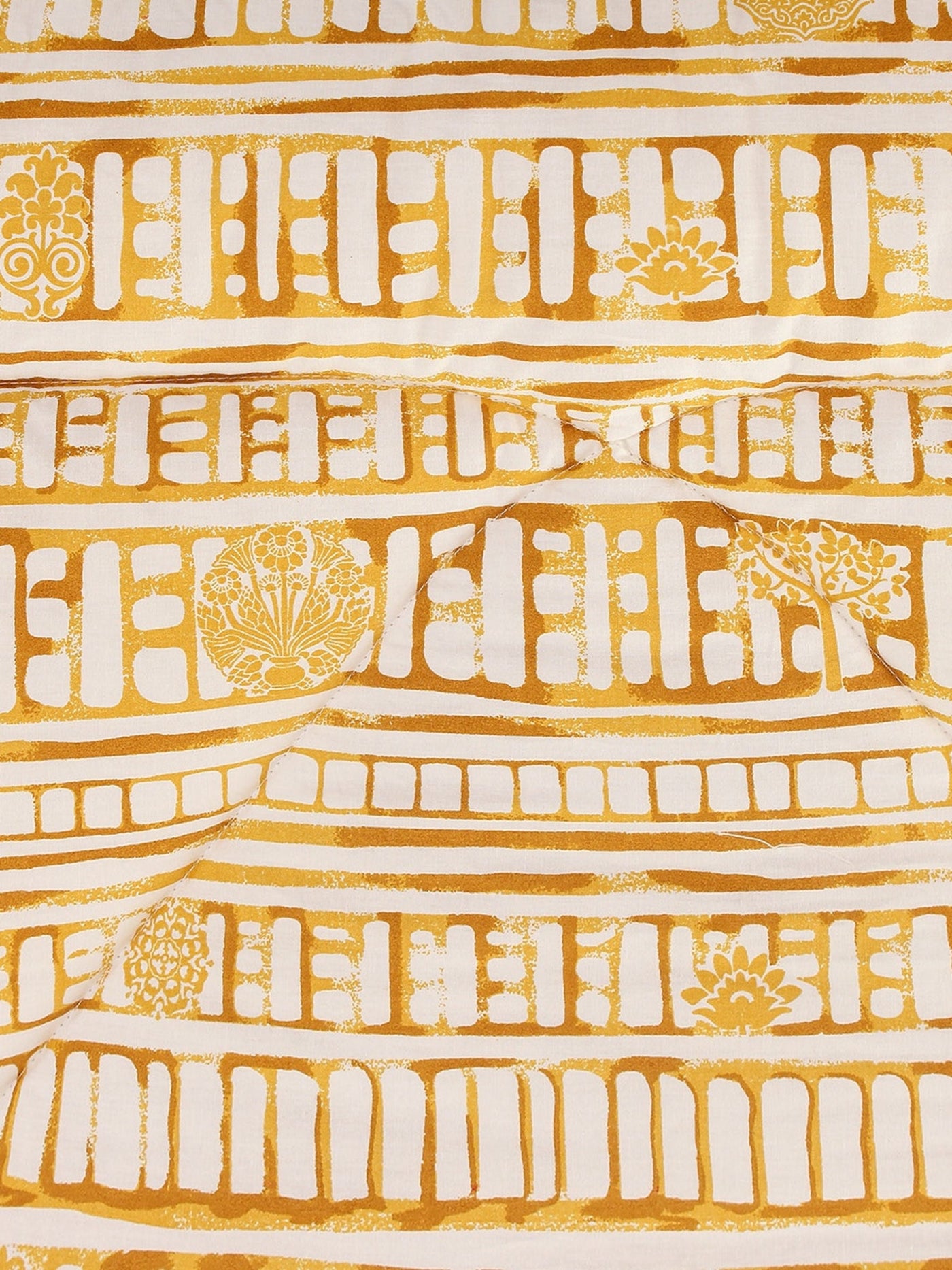 Sanchi Single Comforter (Yellow)