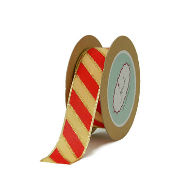 Glittery Candy Stripes Ribbon