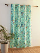 XL Curtain (Blue) - Happy Polka