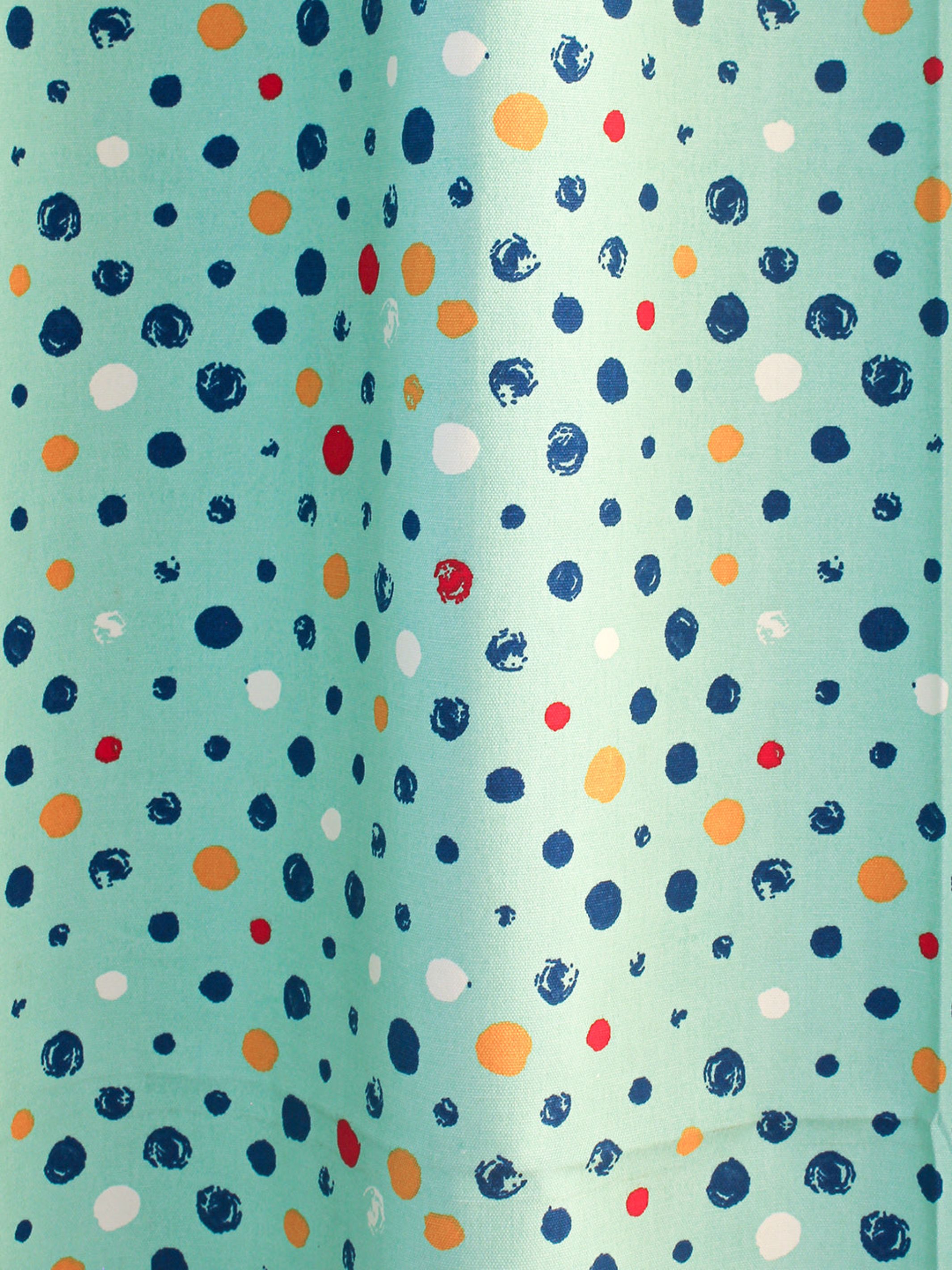 XL Curtain (Blue) - Happy Polka