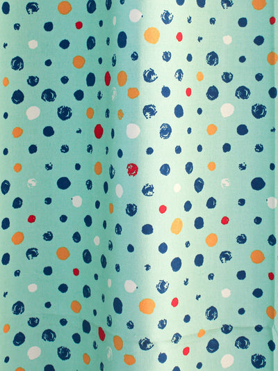 Happy Polka XL Curtain (Blue)