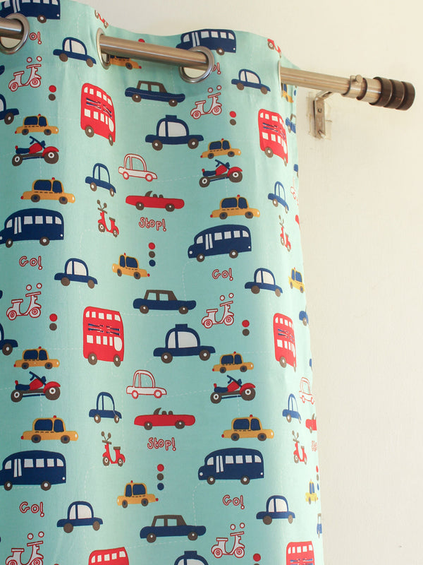 Window Curtain (Blue) - Joy Ride