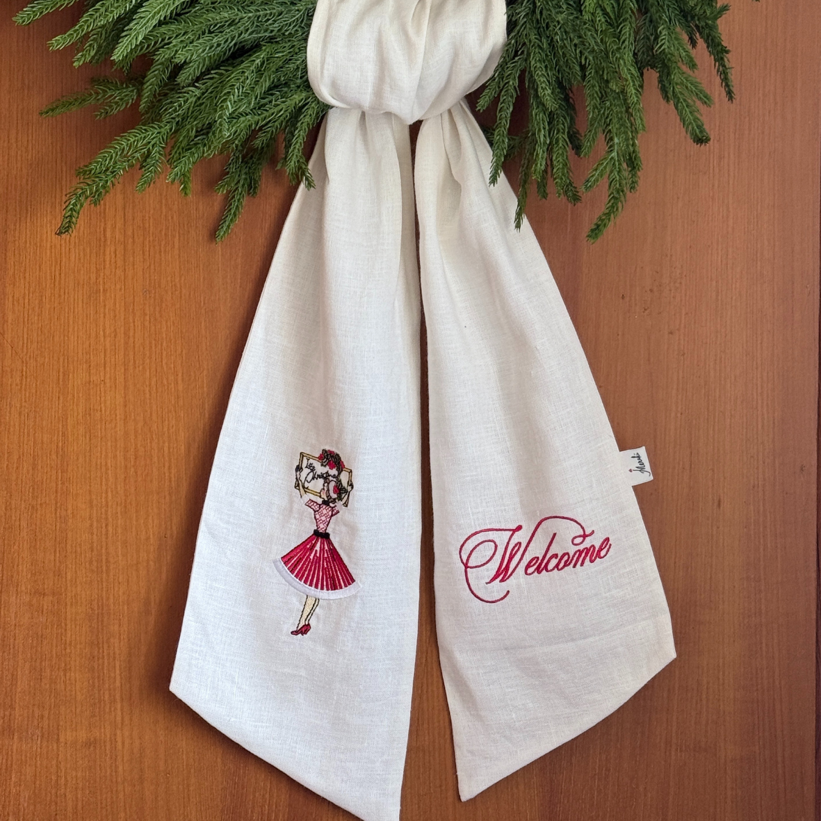 Wreath Sash | Welcome Girl – Welcome