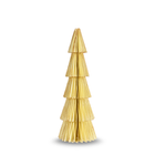 Off-white Christmas Tree With Gold Glitter Edging