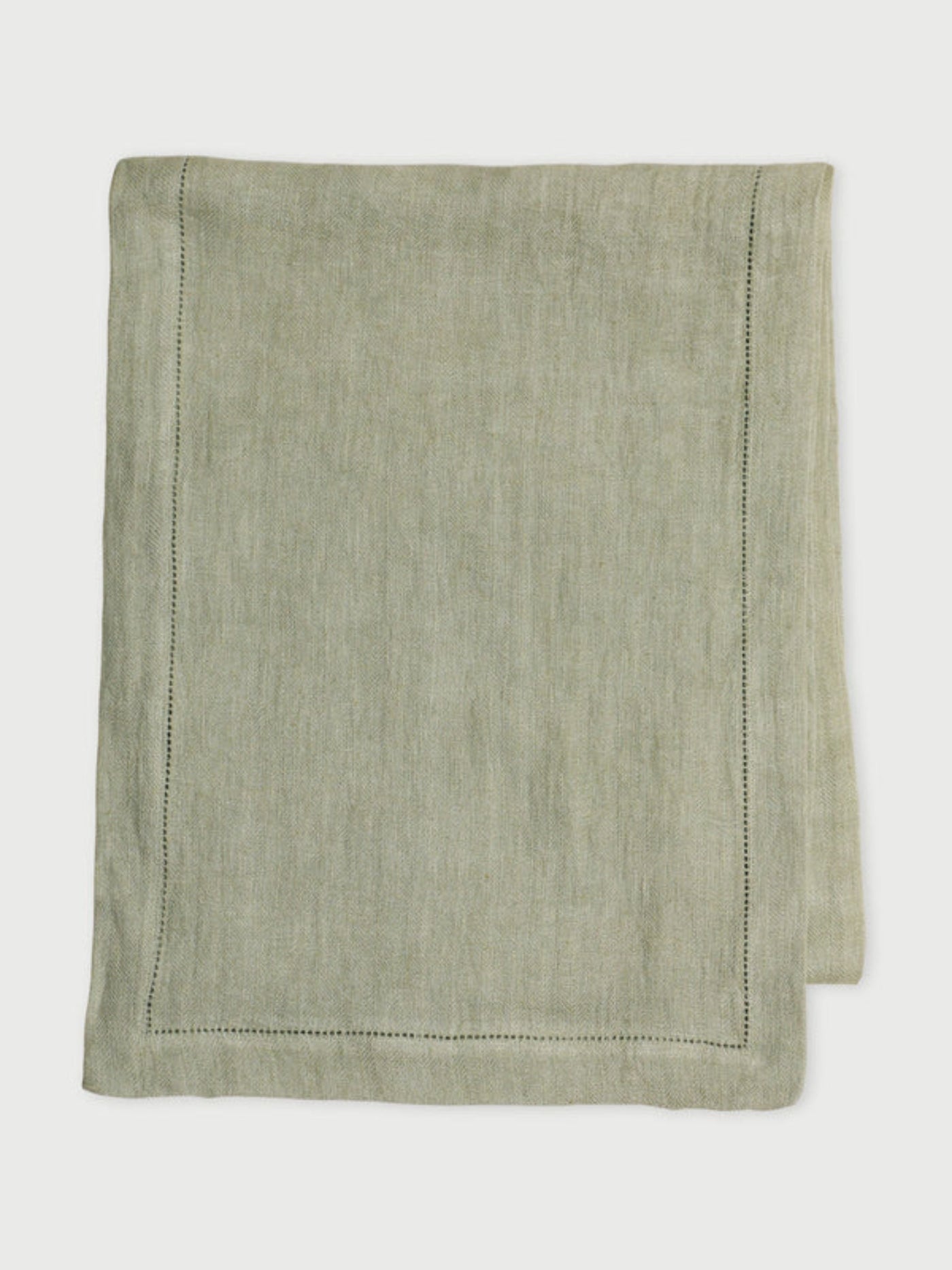 Sage Table Runner and Napkins Linen Gift Set