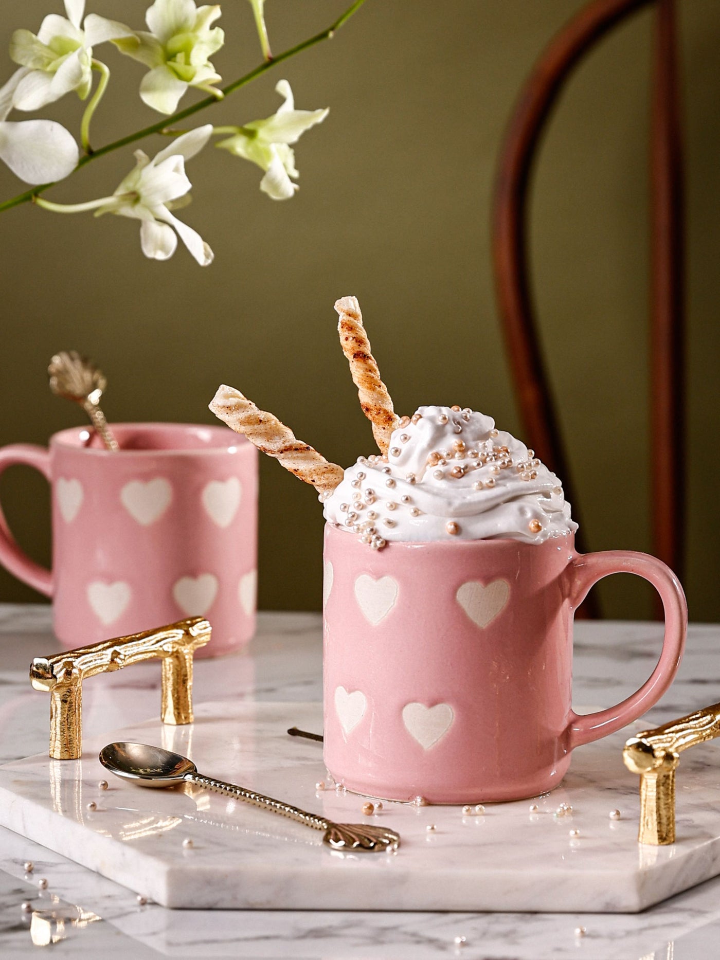 Ceramic Mug - Pink Heart