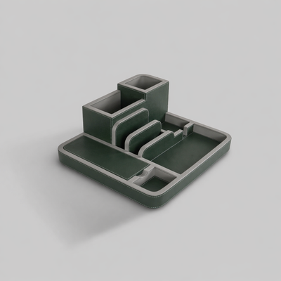 Leather Tray Organizer