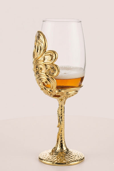 Gold Leaf - Collector Edition Handmade Wine Glass