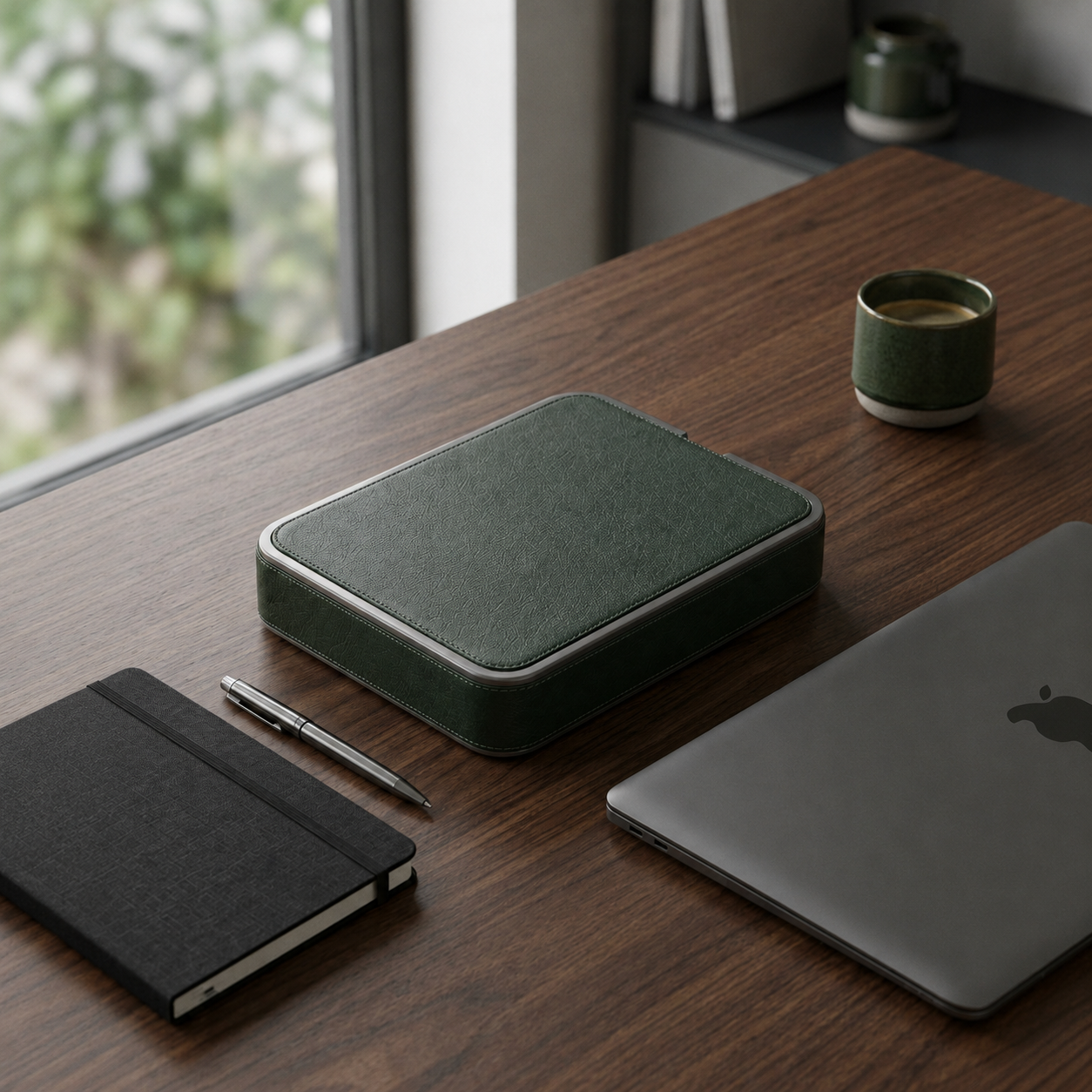 Leather A4 Paper Tray
