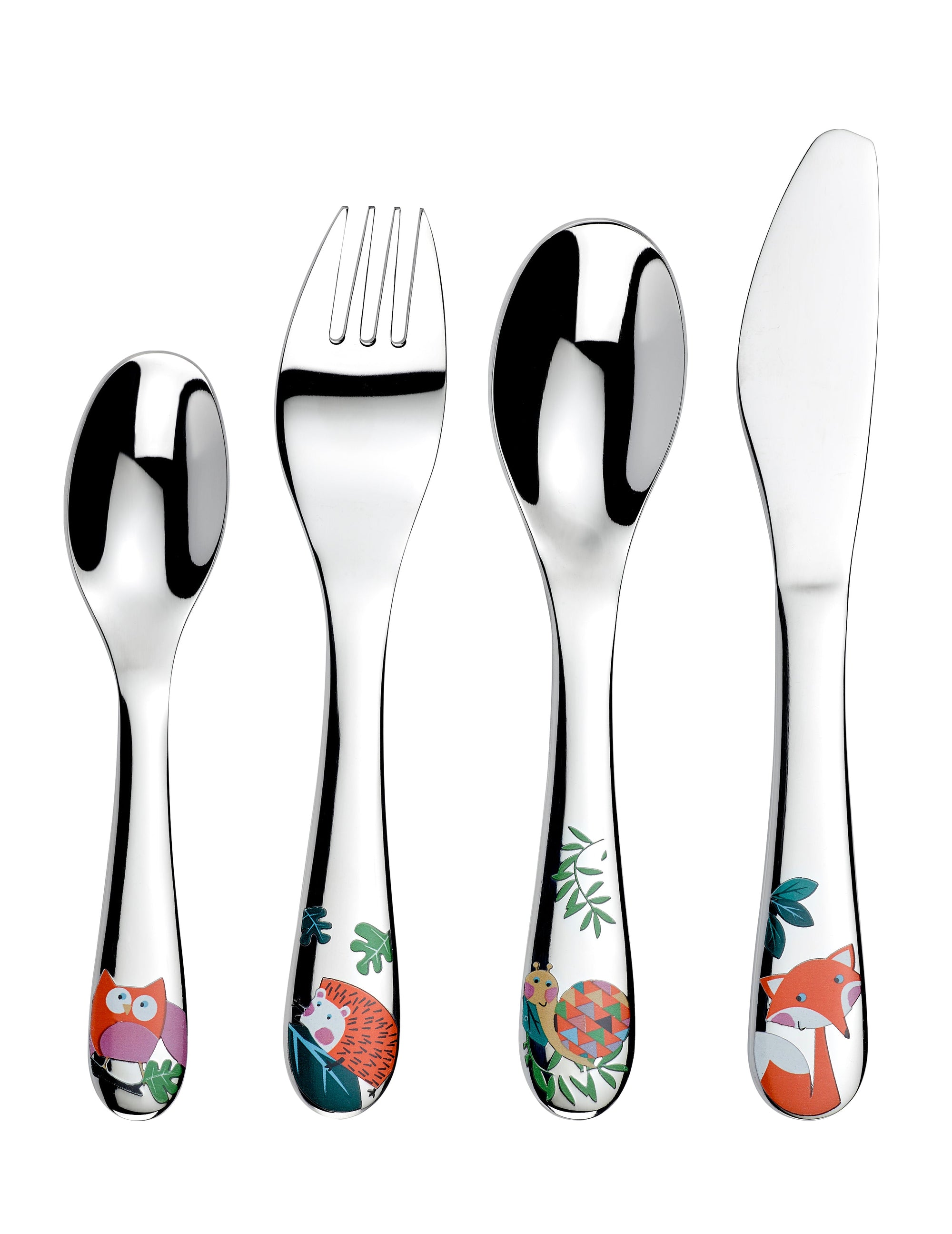 Cherish Me - Woodland 4 Piece Child's Cutlery Set