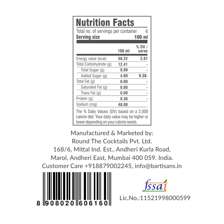 Cocktail Mixer - Childhood Crush (4 Serve)