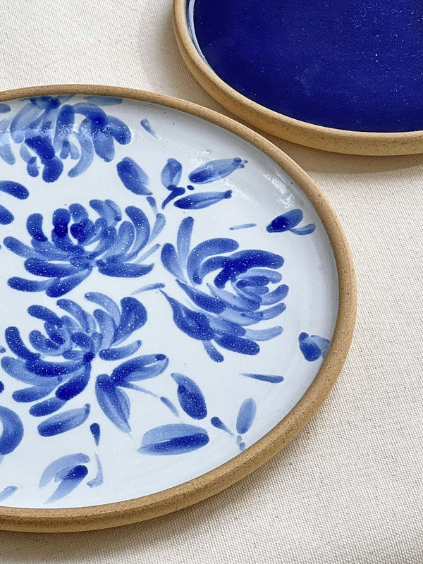 Dinner Plate & Side Plate Set - Chrysanthemum