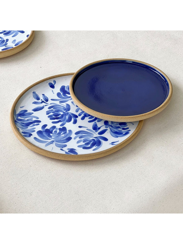 Dinner Plate & Side Plate Set - Chrysanthemum