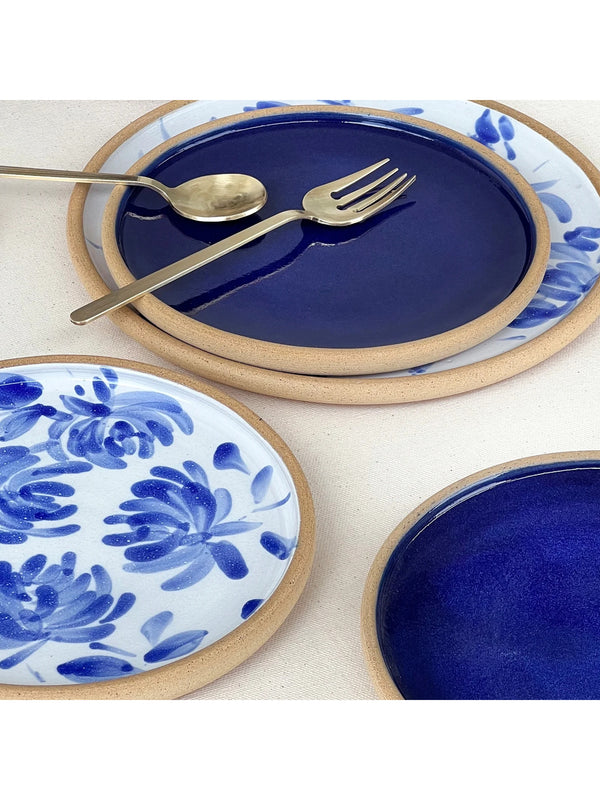 Dinner Plate & Side Plate Set - Chrysanthemum