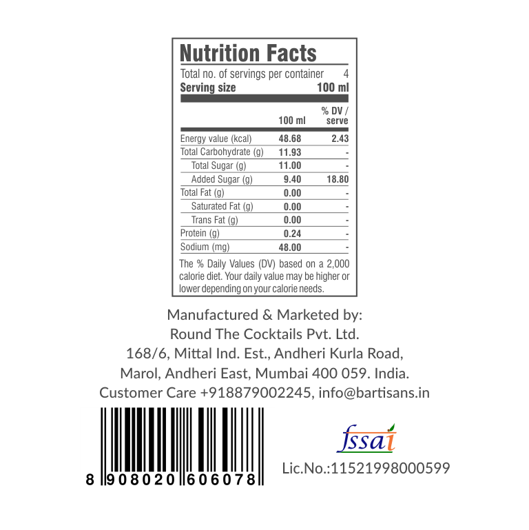 Cocktail Mixer - Classic Margarita (4 Serve)