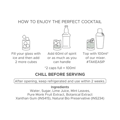 Cocktail Mixer - Classic Mojito (4 Serve)