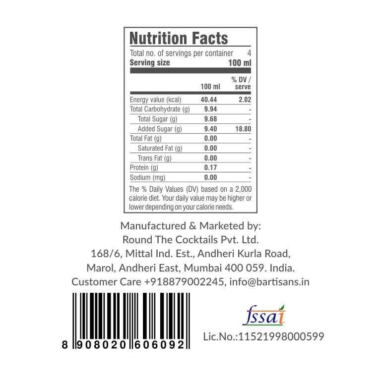 Cocktail Mixer - Classic Sour (4 Serve)