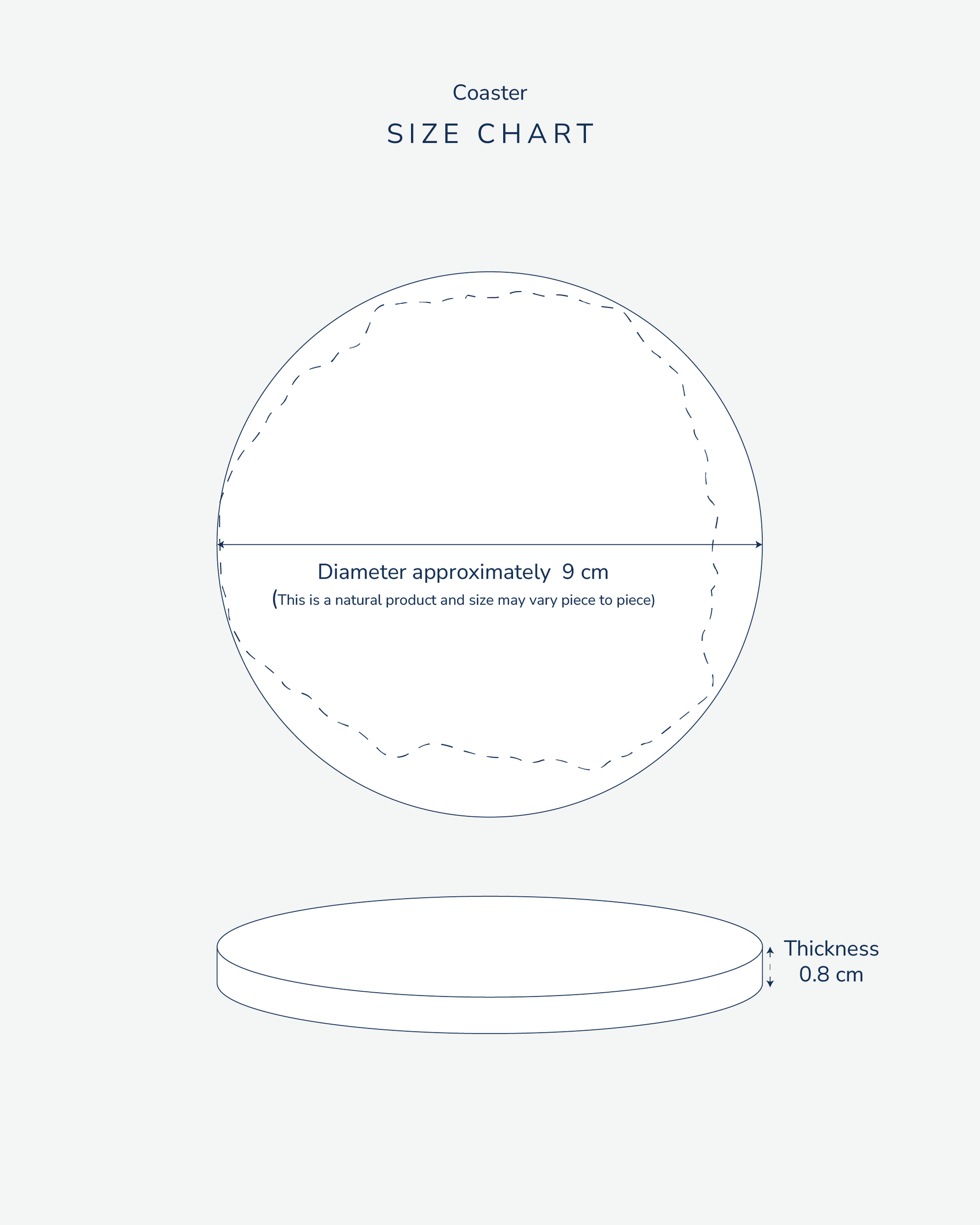 Rocco Natural Stone Coasters Pack of 4