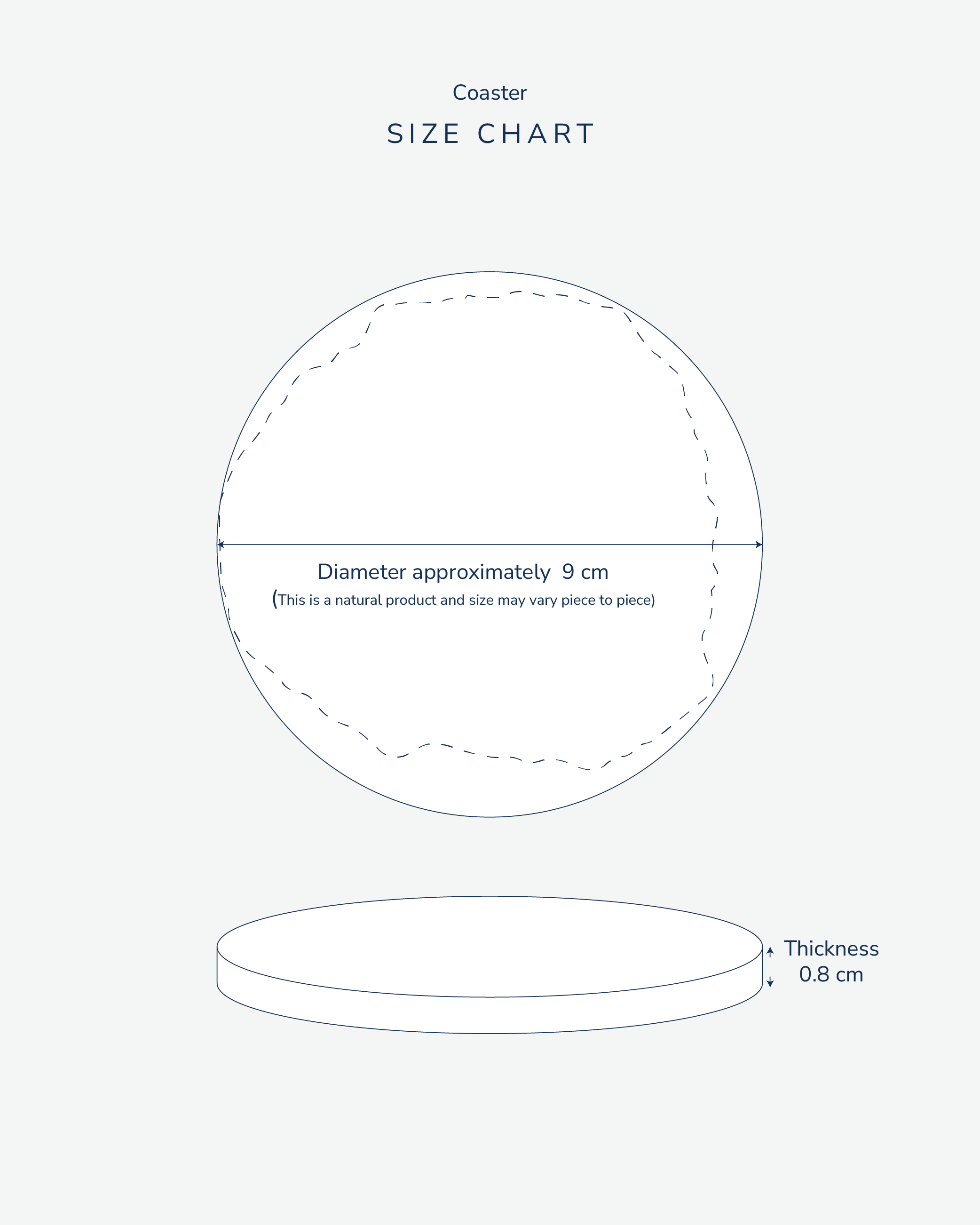 Rocco Natural Stone Coasters Pack of 4