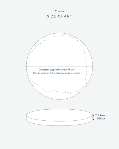 Rocco Natural Stone Coasters Pack of 4