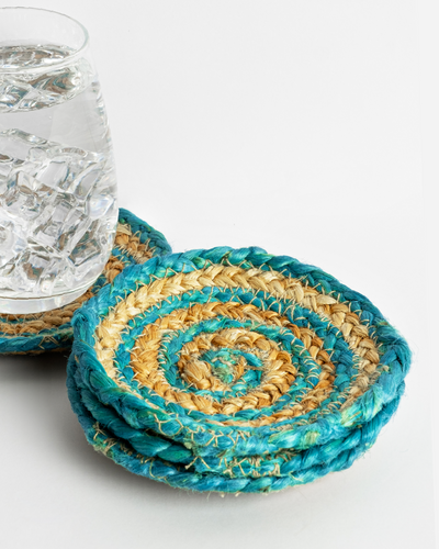 Coolangatta Jute  Coasters Pack of 4