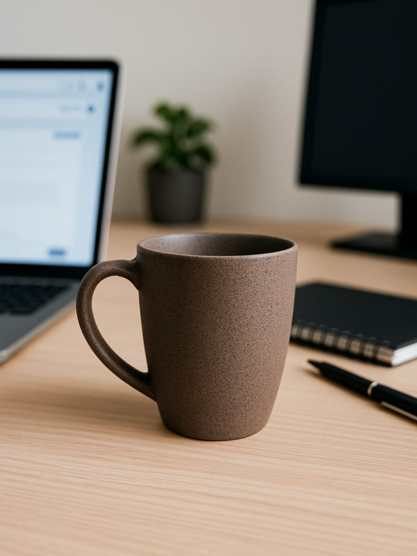 Latte Brown Ceramic Coffee Mug – 350ML