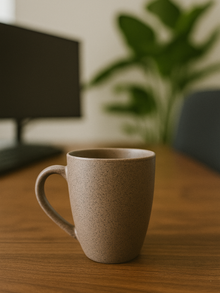 Latte Brown Ceramic Coffee Mug – 350ML