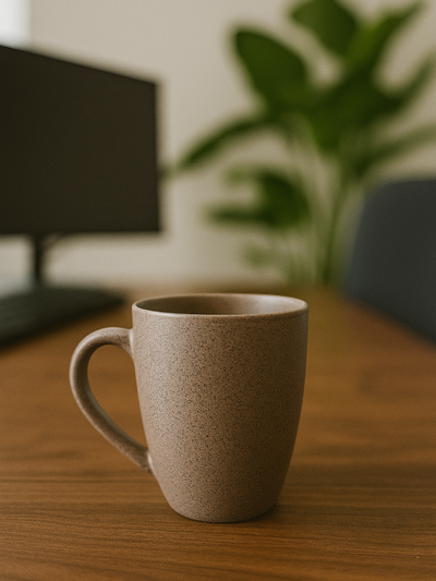Latte Brown Ceramic Coffee Mug – 350ML