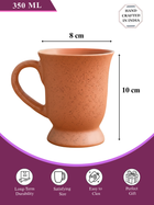 Terracotta Ceramic Coffee Mug – 350ML