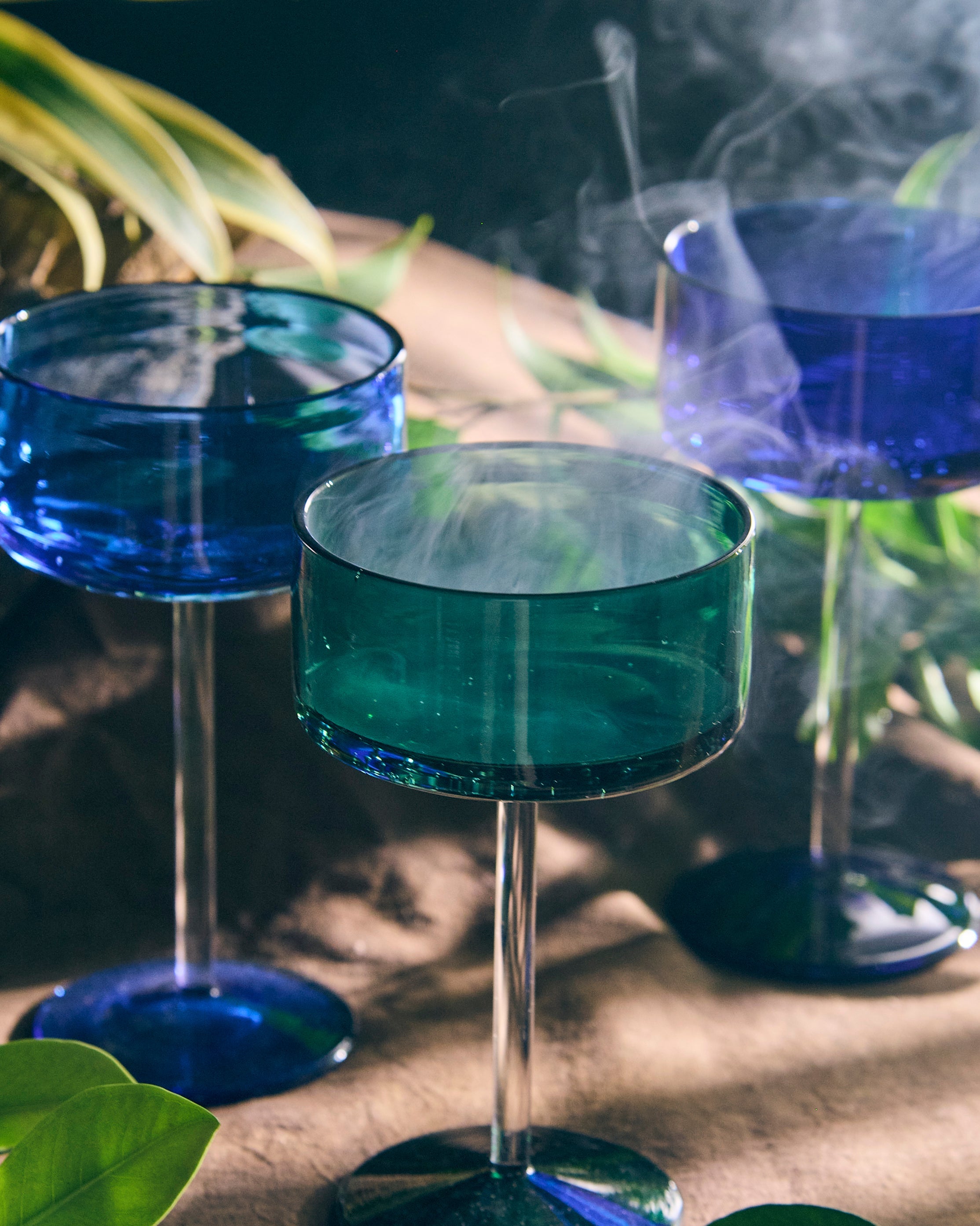 Coloured Bougie Designer Glass | 200 ml | Set of 2, 4, 6