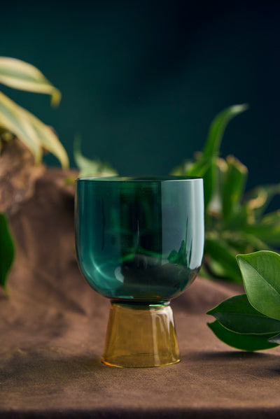 Coloured Coupe Glass | Set of 1, 2, 4, 6