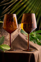 Coloured Tube Wine Glass  | 400 ml