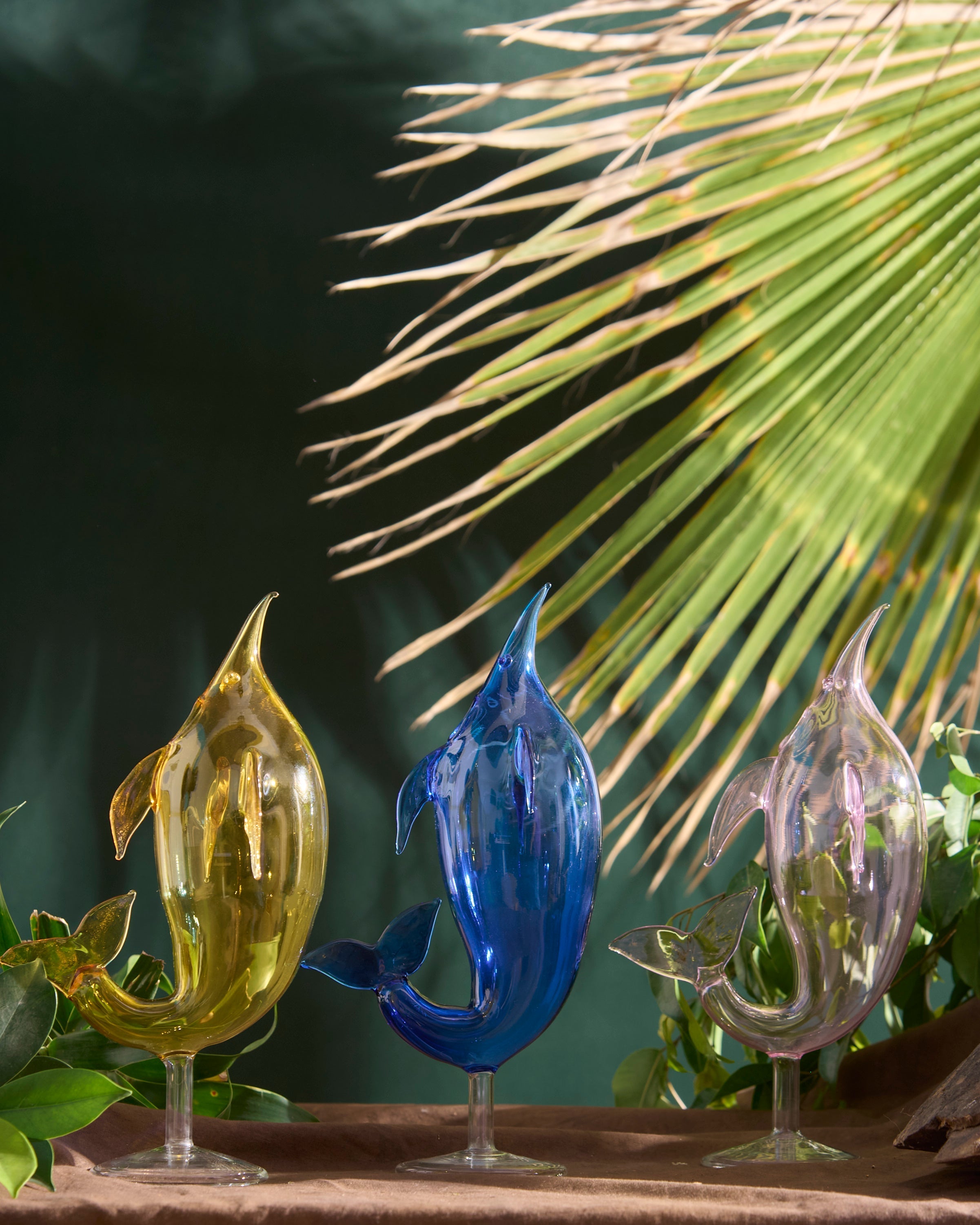 Coloured Dolphin Sip Cocktail | Set of 1, 2, 4, 6