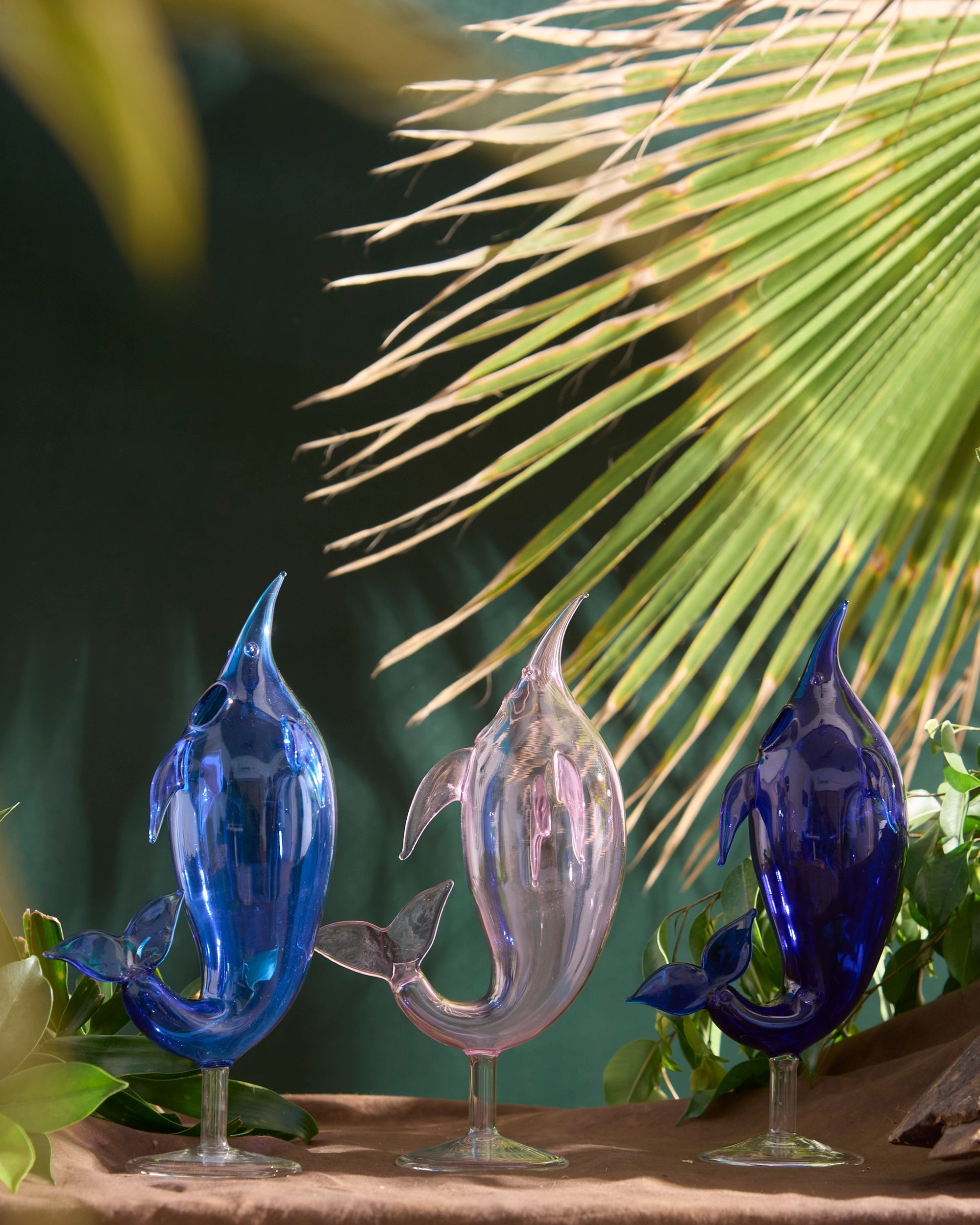 Coloured Dolphin Sip Cocktail | Set of 1, 2, 4, 6