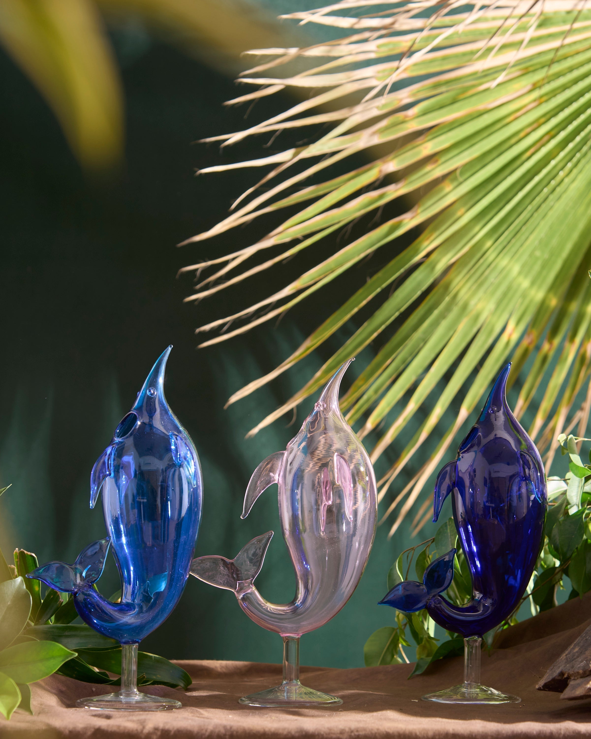 Coloured Dolphin Sip Cocktail | Set of 1, 2, 4, 6