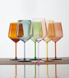 Coloured Tube Wine Glass  | 400 ml