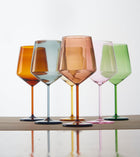 Coloured Tube Wine Glass  | 400 ml