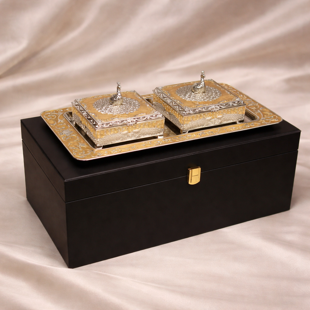 Condiment Box Set with Tray