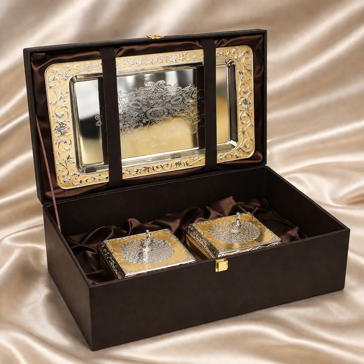 Condiment Box Set with Tray