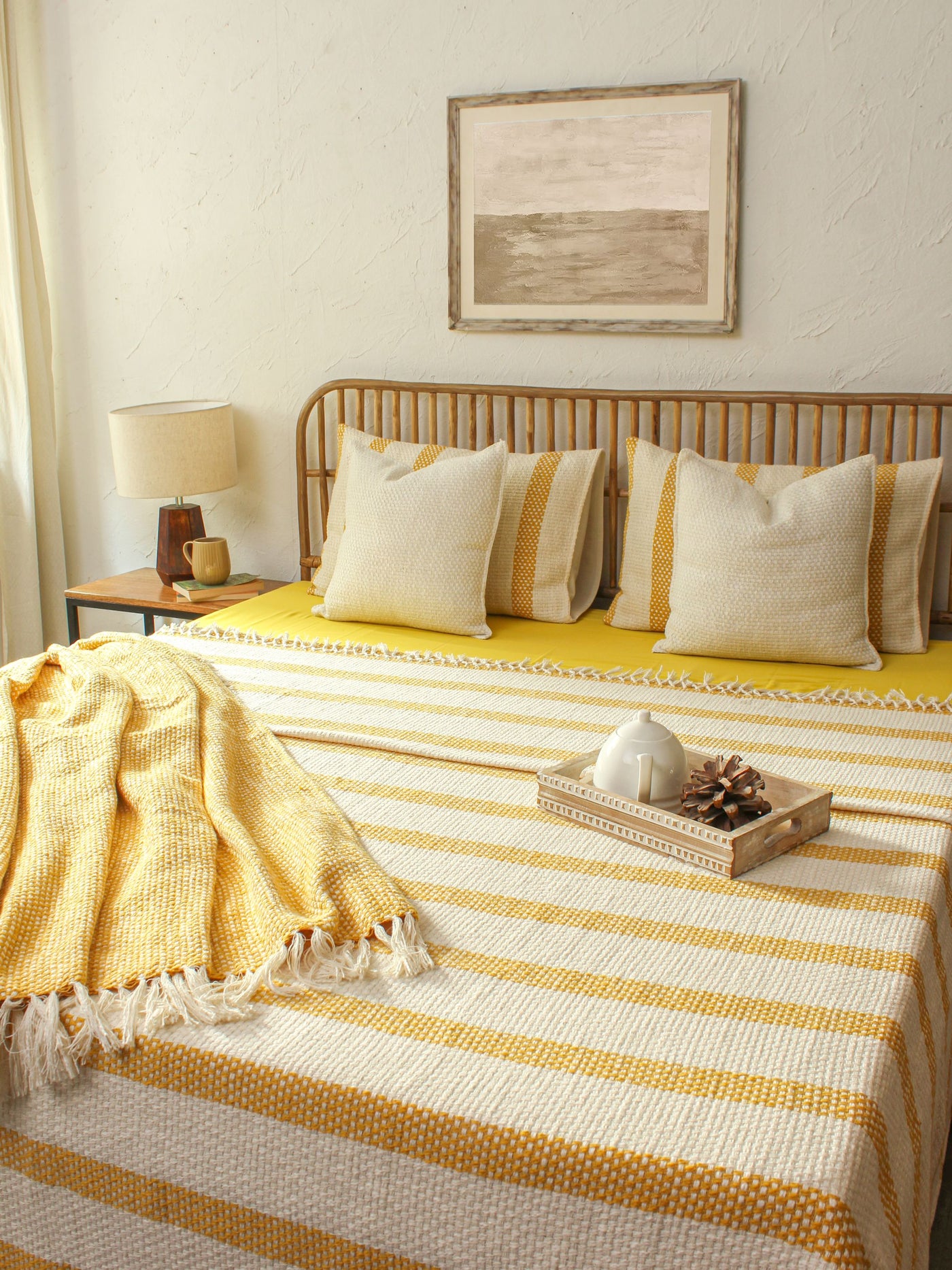 Bedcover - Shivalik Yellow