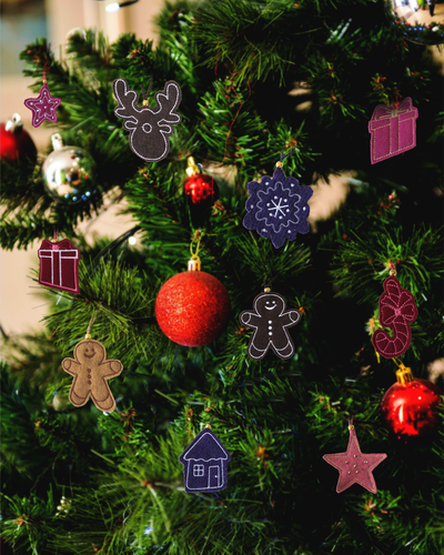Christmas Tree Decoration - Set of 10
