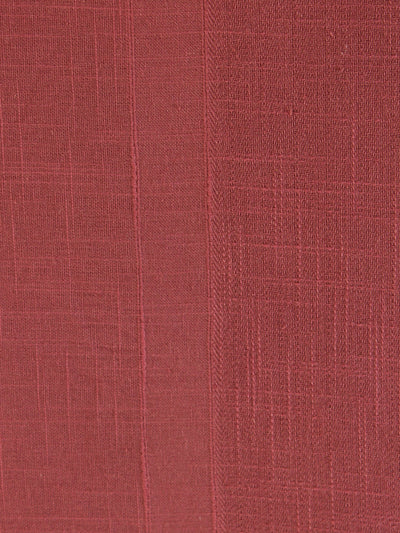 Herringbone 1 Double Duvet Cover - (Maroon)