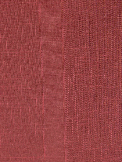 Herringbone 1 Single Duvet Cover - (Maroon)